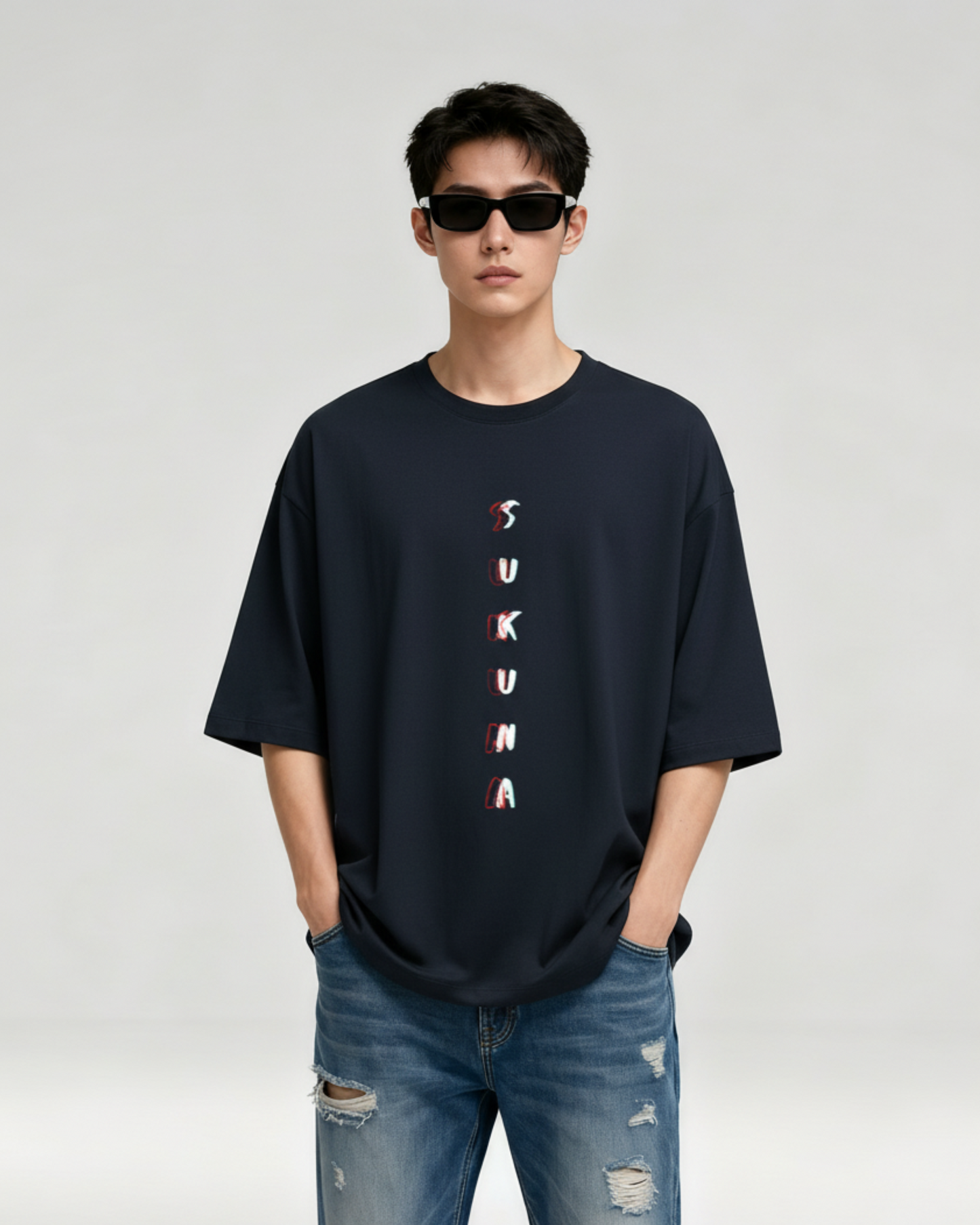 Sukuna Oversized T-Shirt – Jujutsu Kaisen Anime Streetwear by Ornilux