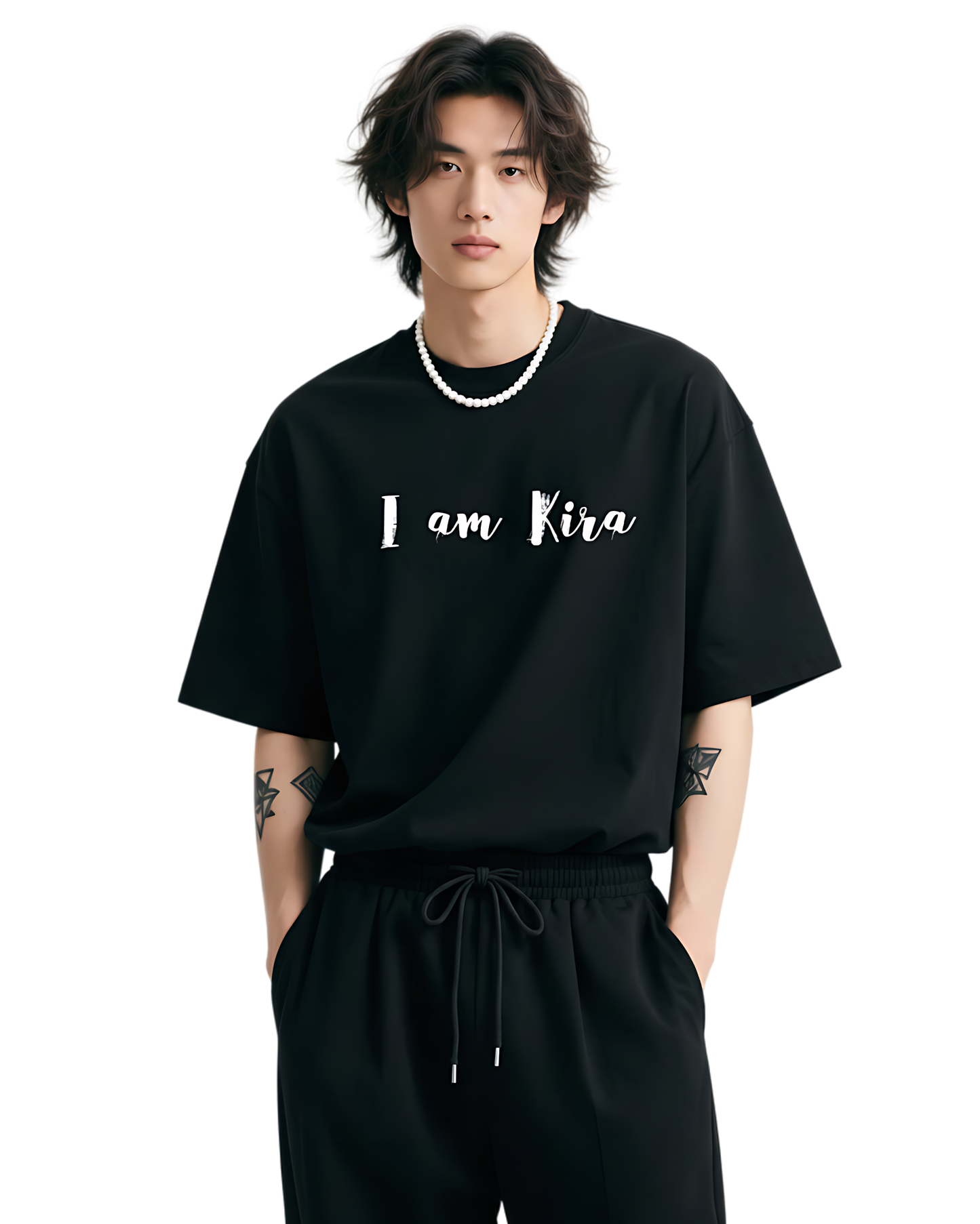 Death Note “I Am Kira” T-Shirt | Dark Anime Streetwear | Oversized Fit  Description: