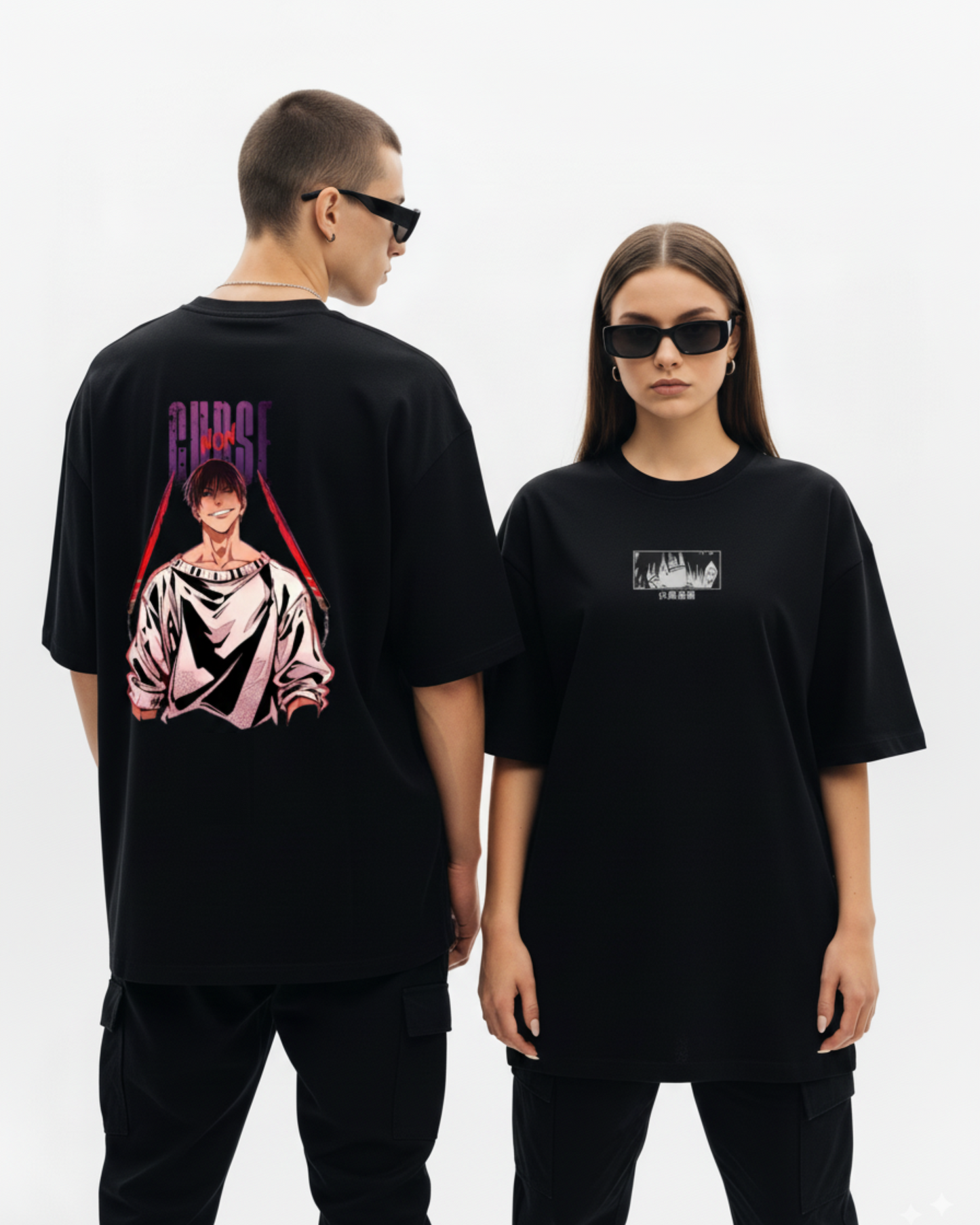 Toji Fushiguro Oversized T-Shirt | ORNILUX Anime Streetwear (Jujutsu Kaisen Inspired)